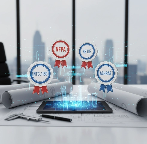 Normas Internacionales NFPA, RETIE, ISO